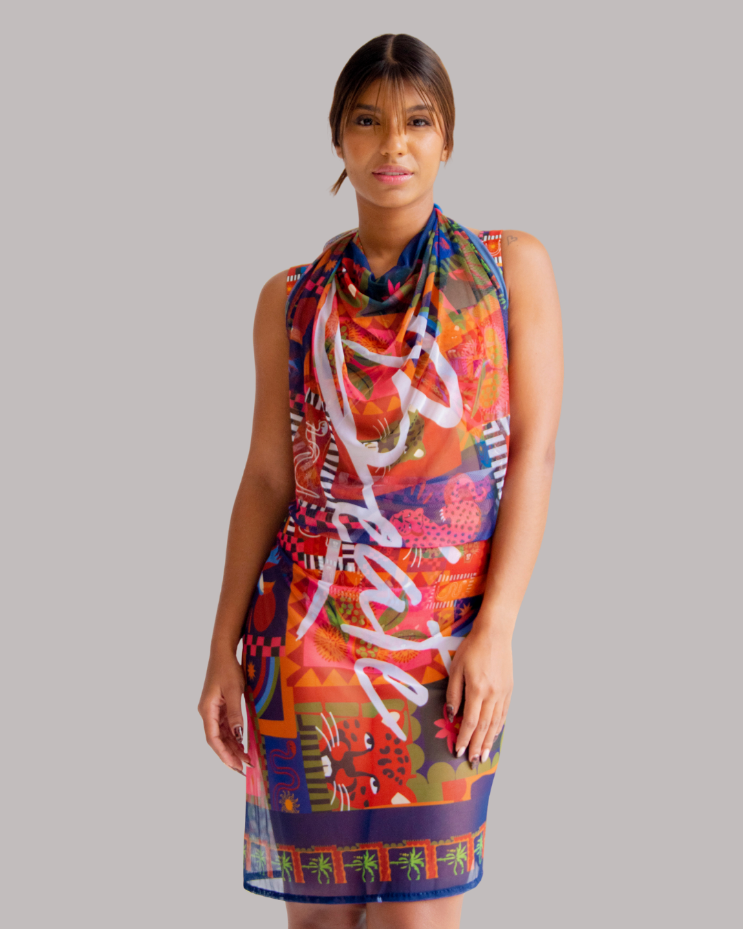 Moca Tropical Pareo Mesh