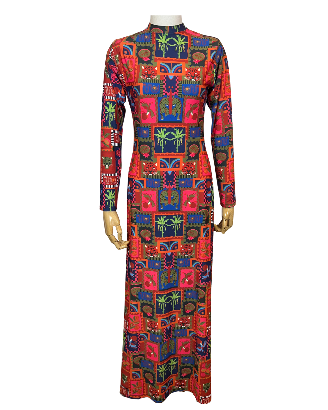 Moca Tropical Vestido Licra