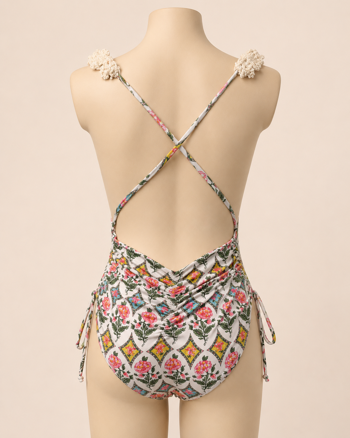 BENDITA ROSA ENTERIZO STRAP CROCHET
