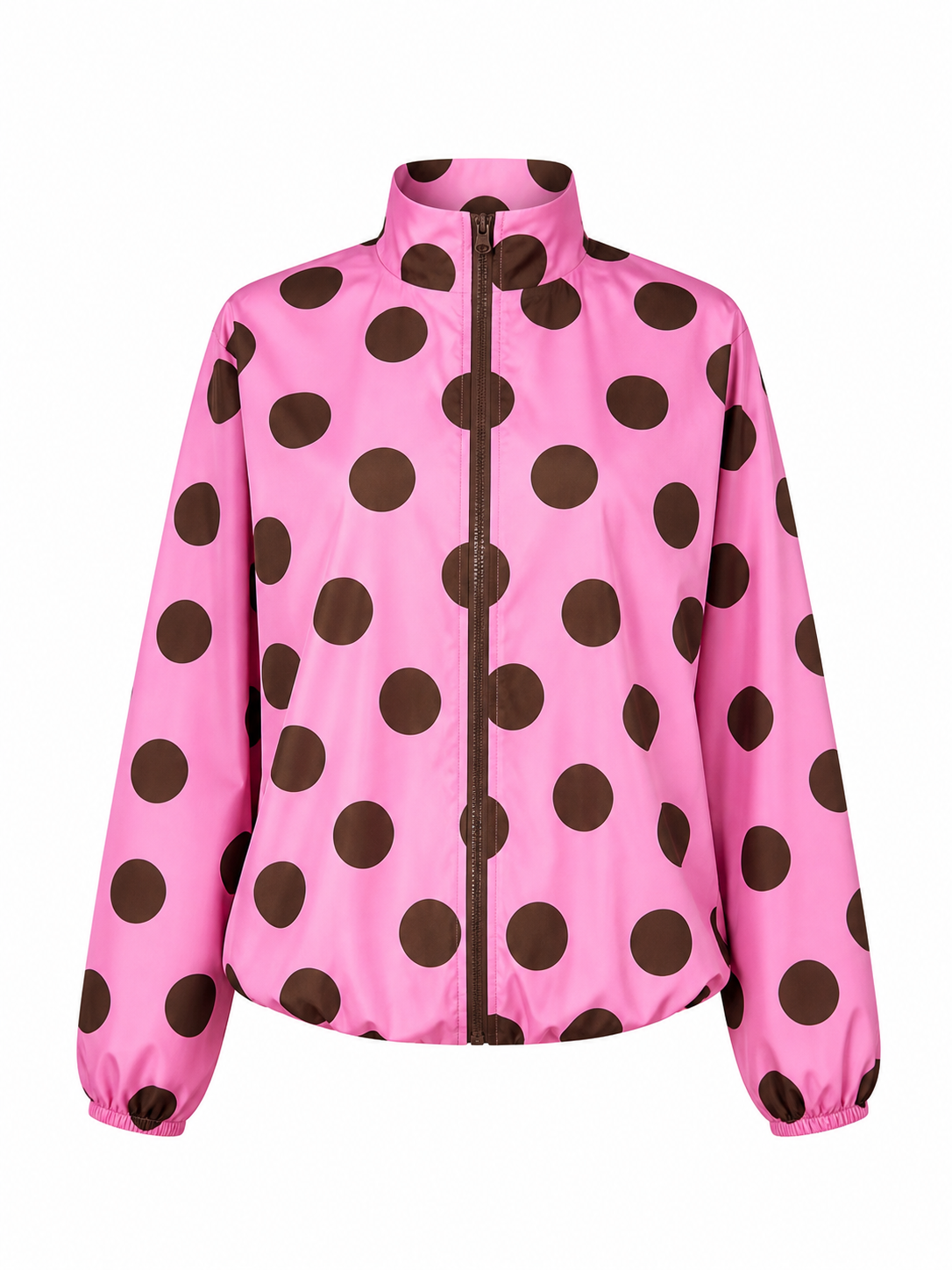 CHOCOLATE DOTS BLUE CORTAVIENTO IMPERMEABLE