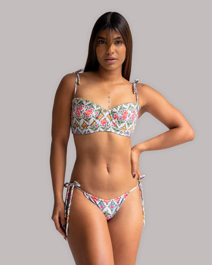 Bendita Gold Bustier Set