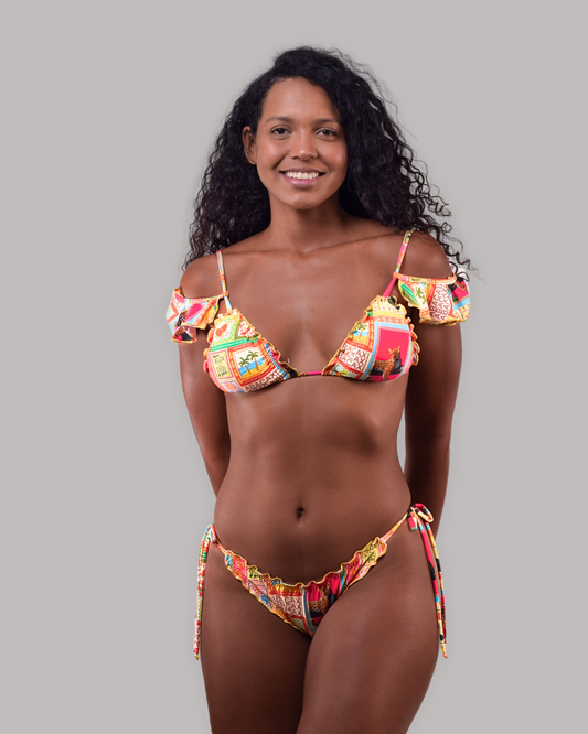 ABACAY Set Classic Triangle Fileteado