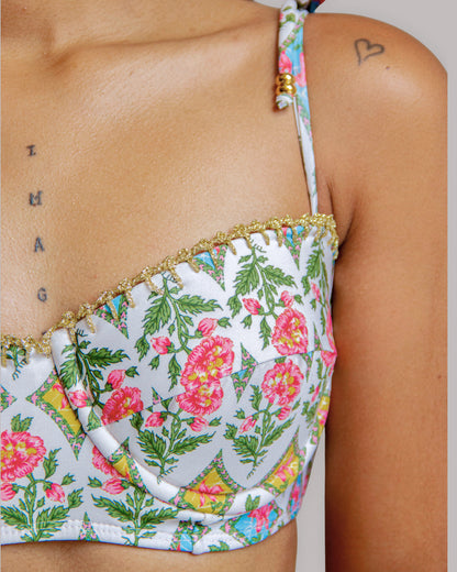 Bendita Gold Bustier Set