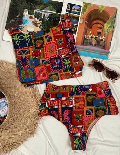 Moca Set Tropical Crop & Drape