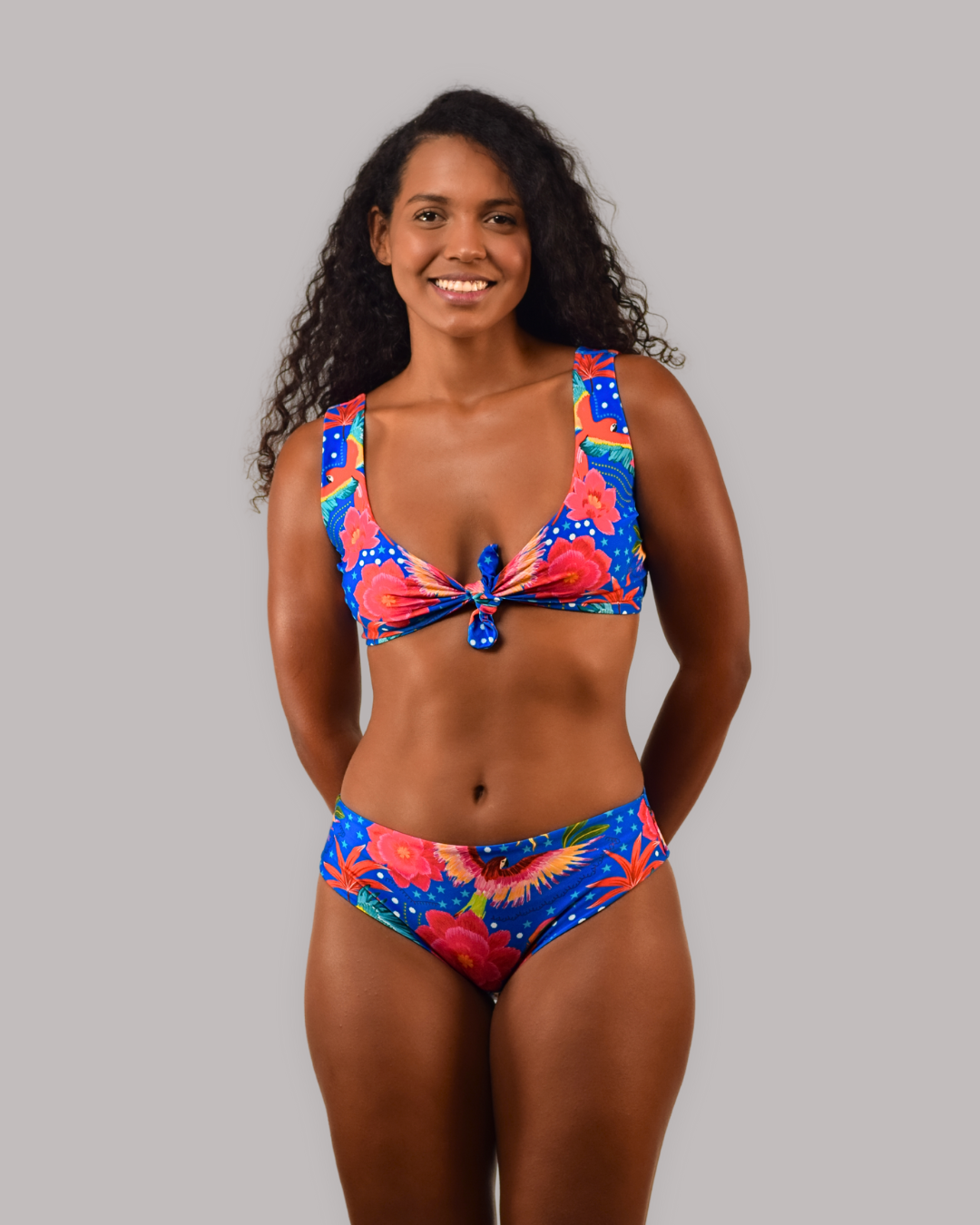 GUACAMAYA BLUE - Top y Panty Clásica