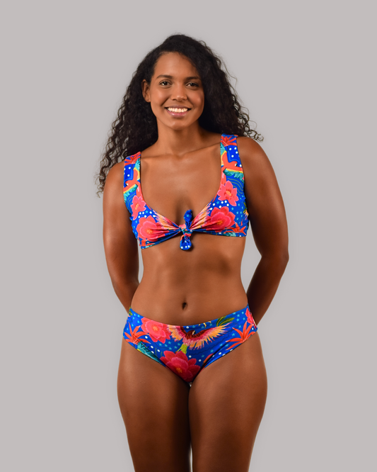 GUACAMAYA BLUE - Top y Panty Clásica