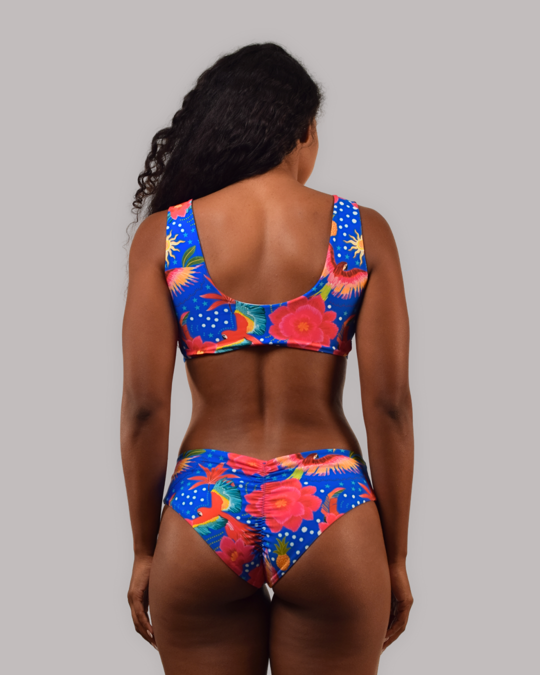 GUACAMAYA BLUE - Top y Panty Clásica