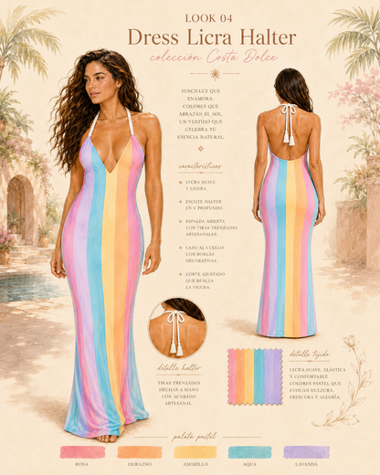 Dress Licra Halter