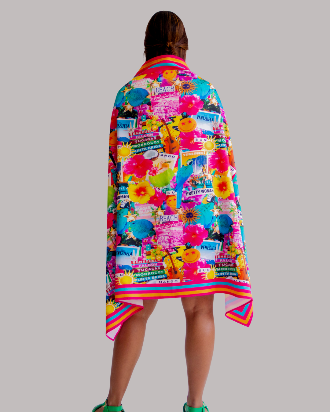 Venezolana Pareo Crep de Seda