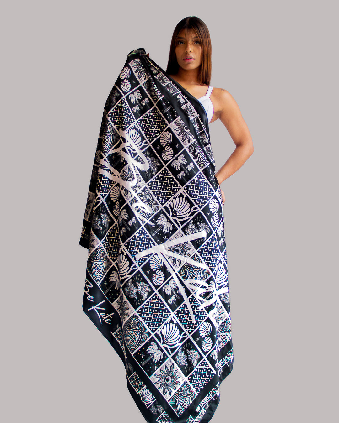 Black Merey Pareo Crep de Seda