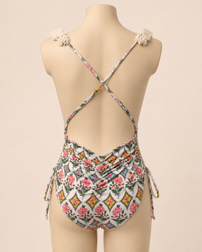 BENDITA ROSA ENTERIZO STRAP CROCHET