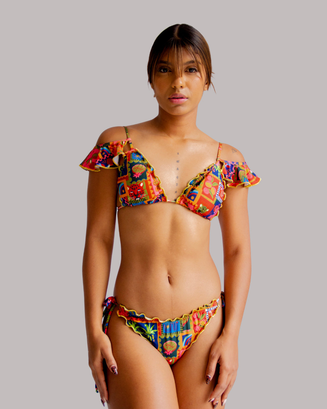 Moca Set Tropical Gold triangulo